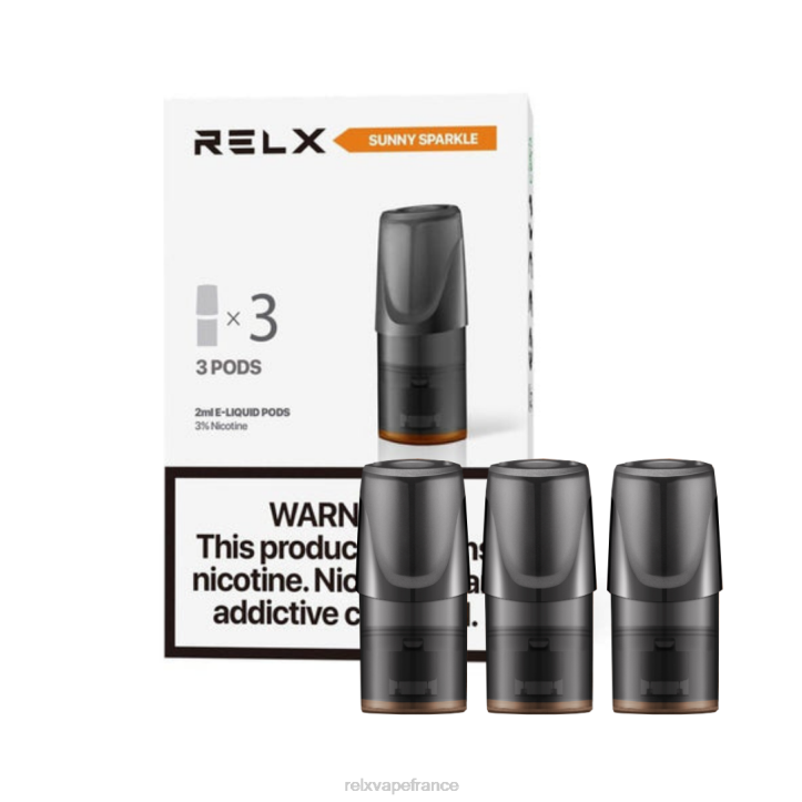 RELX Magasin - RELX Classic gousses 0L2J131 soda orange pailleté ensoleillé