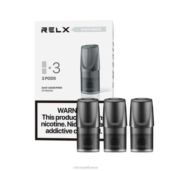 RELX Vape France - RELX Classic gousses 0L2J134 neige fondante blanche et glacée