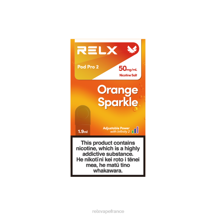 Best RELX Taste - RELX pod pro 2 - 3 dosettes 0L2J99 éclat orange