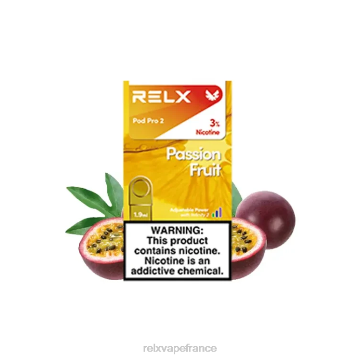 RELX France - RELX pod pro 2 - 3 dosettes 0L2J92 fruit de la passion