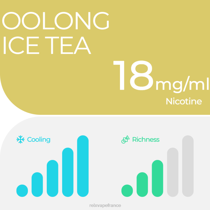 RELX Pods France - RELX pod pro - 2 dosettes 0L2J14 thé glacé oolong