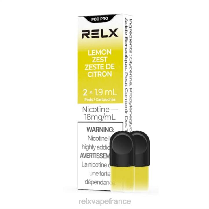 RELX Top Flavors - RELX pod pro - 2 dosettes 0L2J19 zeste de citron