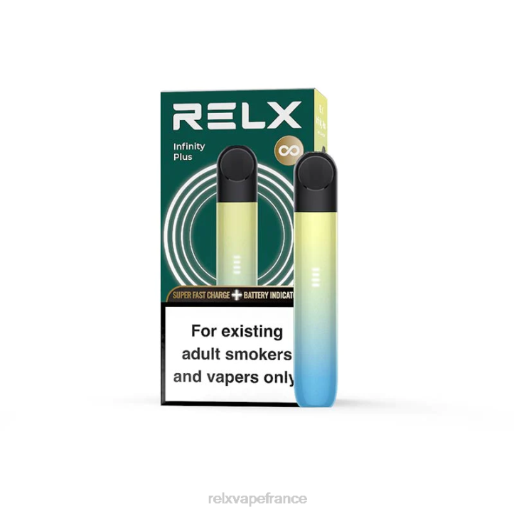 Best RELX Taste - RELX Infinity plus 0L2J79 bleu jaune