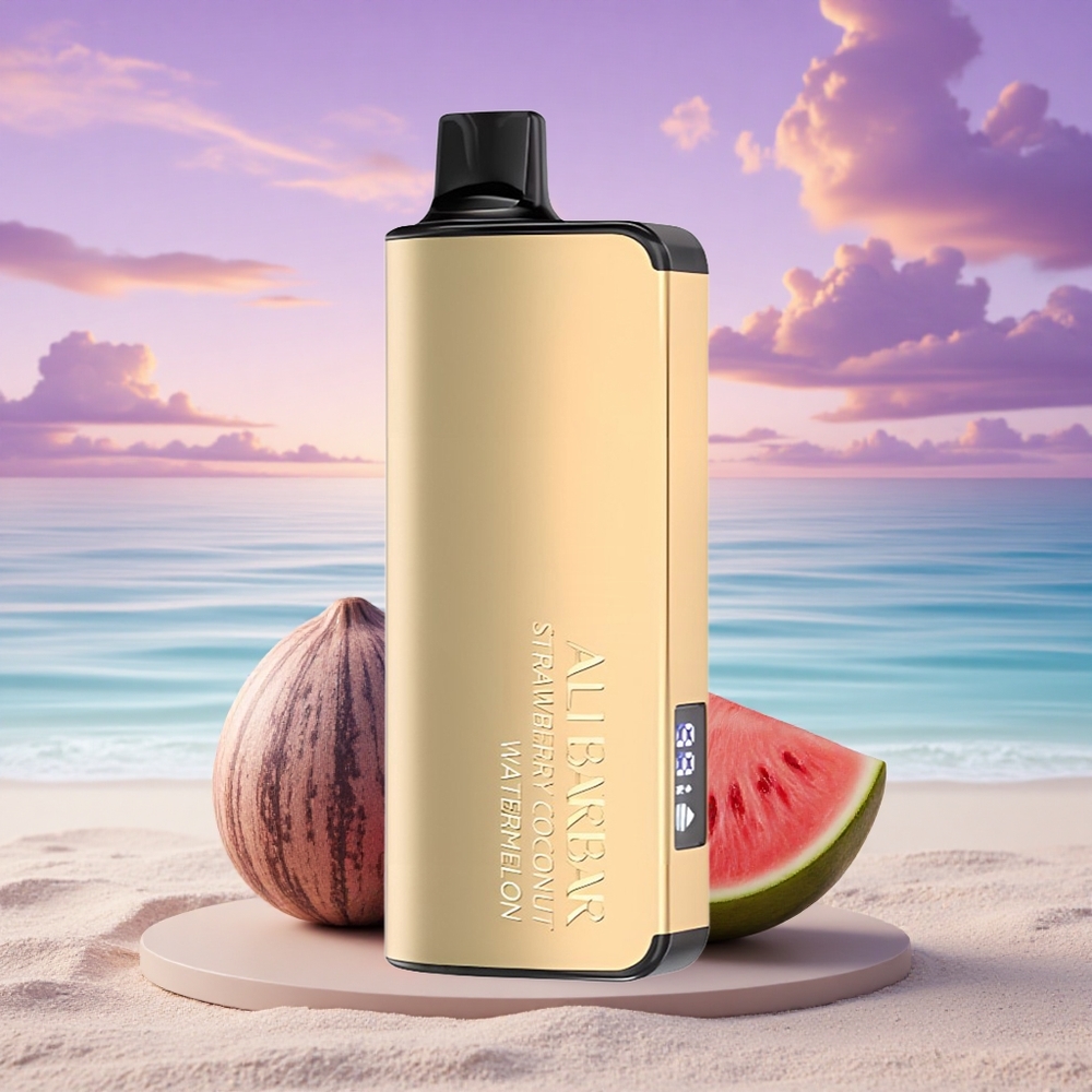Alibarbar Ingot 9000 Puffs Fraise Noix de Coco Pastèque 2350mAh 22ml