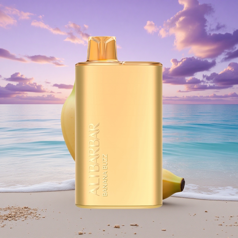 Alibarbar Rich 8000 Puffs Banane Bourdonnement 20ml 2000mAh