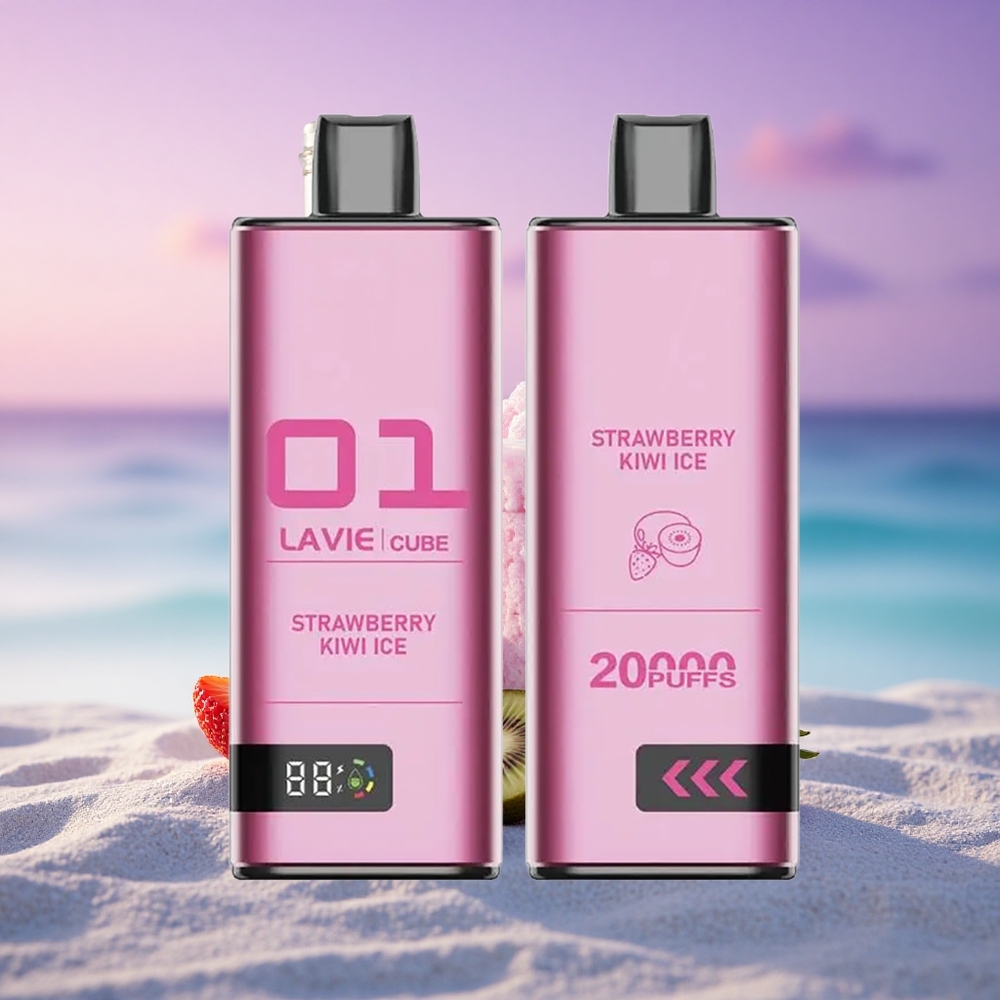 Lavie Cube 20000 Puffs Fraise Kiwi Glace 5% Nicotine 600mAh