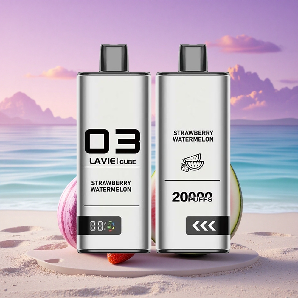 Lavie Cube 20000 Puffs Fraise Pastèque 2% Nicotine 600mAh