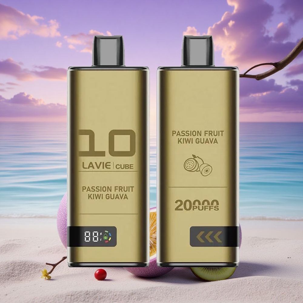 Lavie Cube 20000 Puffs Fruit de la Passion Kiwi Goyave 2% Nicotine 600mAh