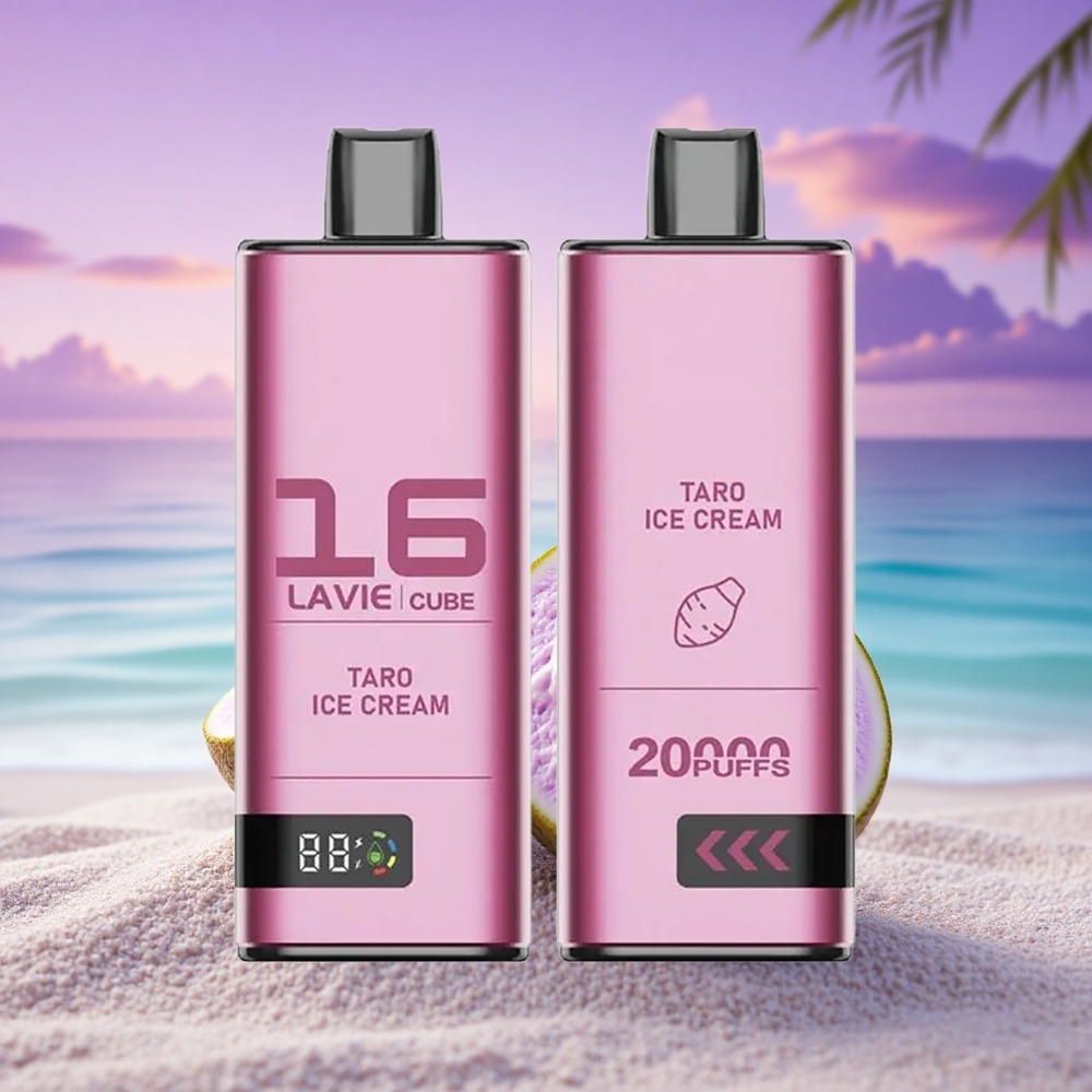Lavie Cube 20000 Puffs Glace au Taro 600mAh 28mL