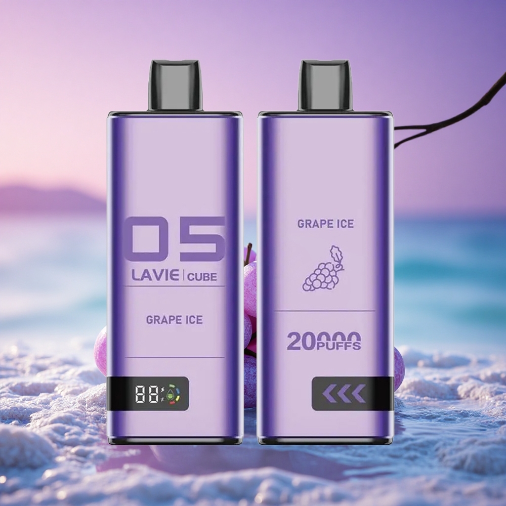 Lavie Cube 20000 Puffs Glace de Raisin 28ML 5% Nicotine