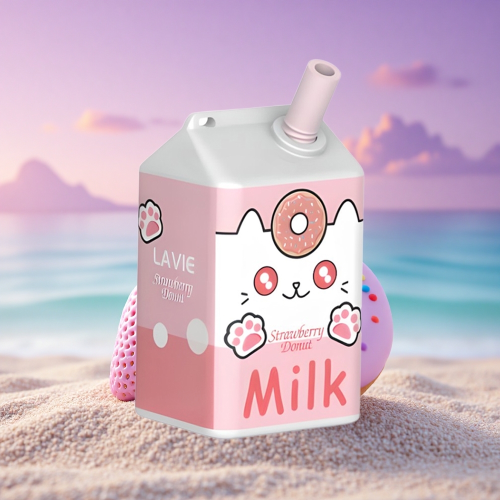 Lavie Milk 7000 Puffs Beignet à la Fraise 16ML 600mAh