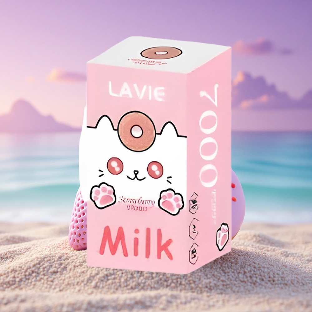 Lavie Milk 7000 Puffs Beignet à la Fraise 16ML 600mAh