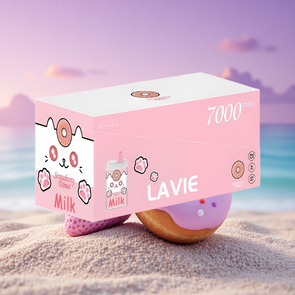 Lavie Milk 7000 Puffs Beignet à la Fraise 16ML 600mAh