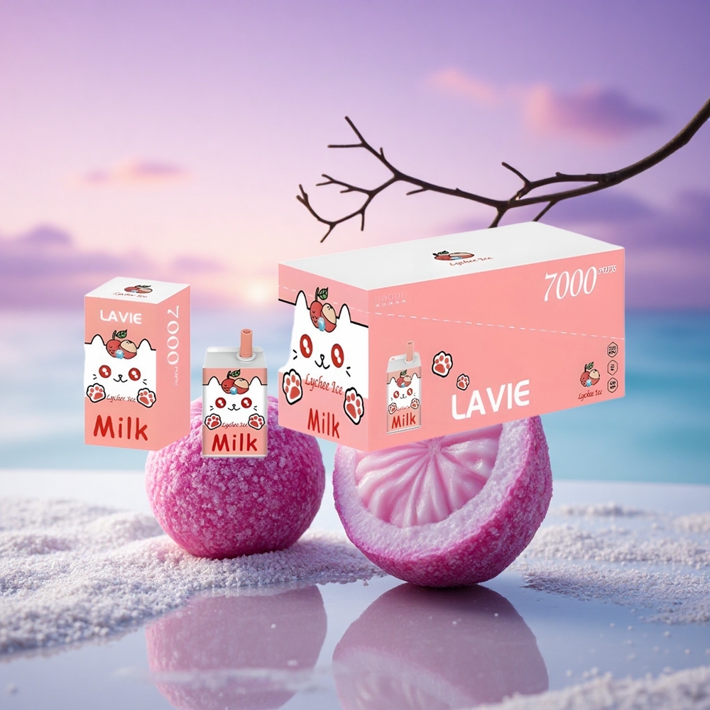 Lavie Milk 7000 Puffs Glace au Litchi 16ML 600mAh