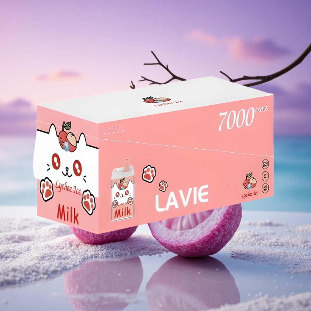 Lavie Milk 7000 Puffs Glace au Litchi 16ML 600mAh