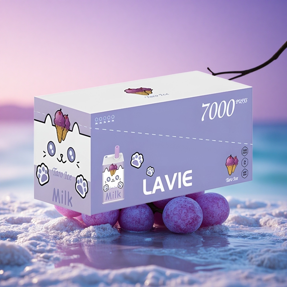 Lavie Milk 7000 Puffs Glace de Raisin 600mAh 16ML