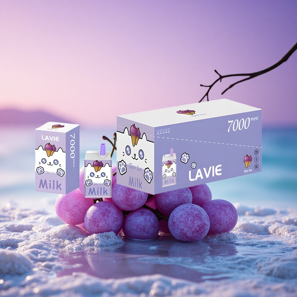 Lavie Milk 7000 Puffs Glace de Raisin 600mAh 16ML