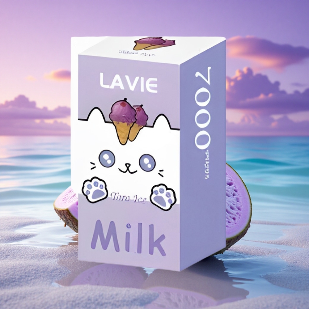 Lavie Milk 7000 Puffs Glace de Taro 16ML 600mAh