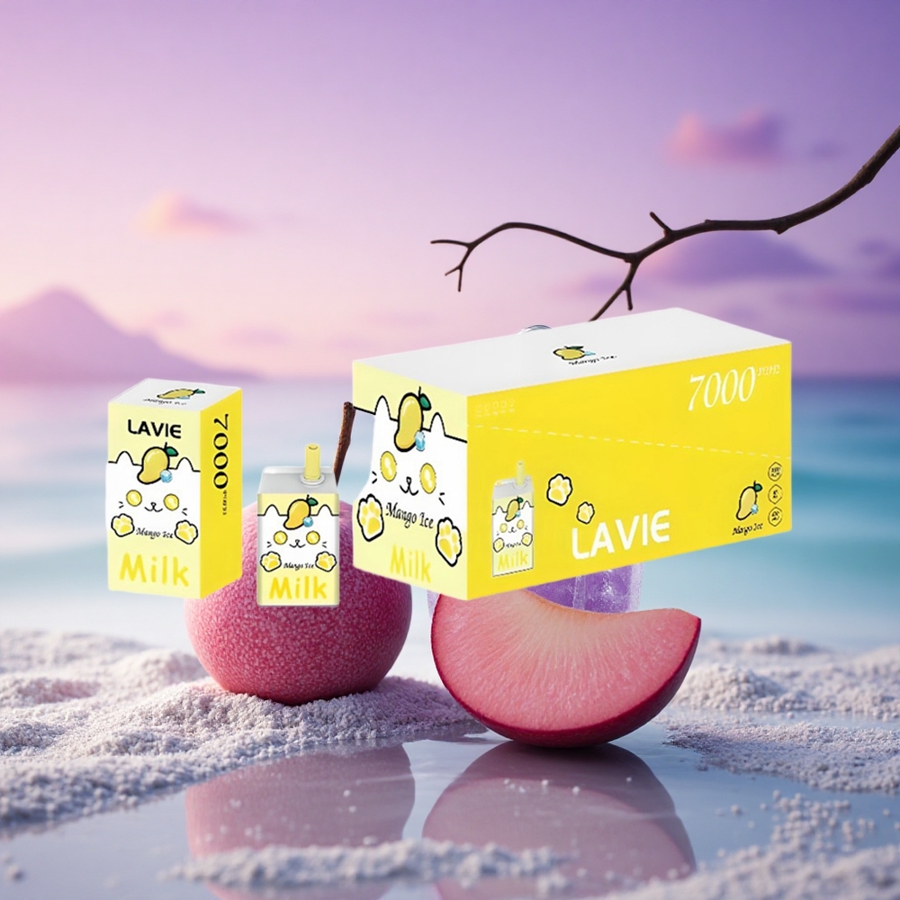 Lavie Milk 7000 Puffs Glace à la Mangue 600mAh 16ML
