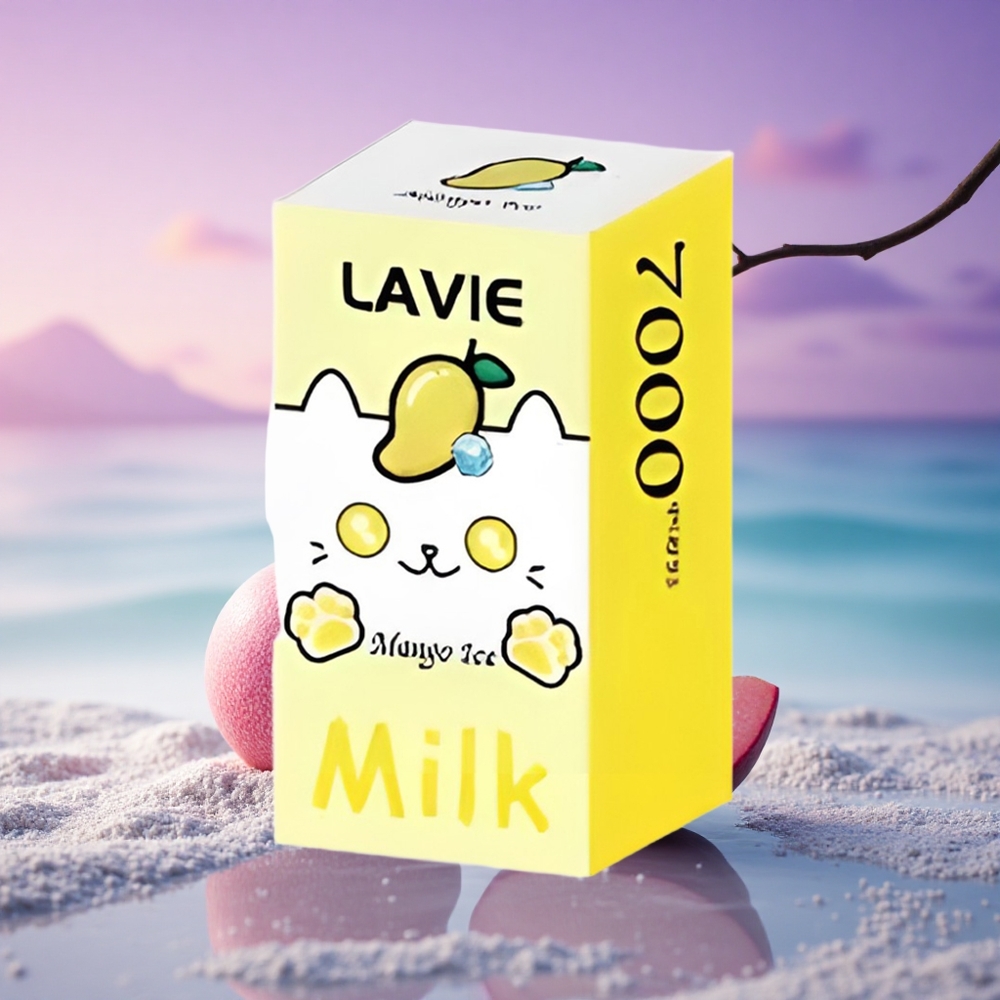 Lavie Milk 7000 Puffs Glace à la Mangue 600mAh 16ML
