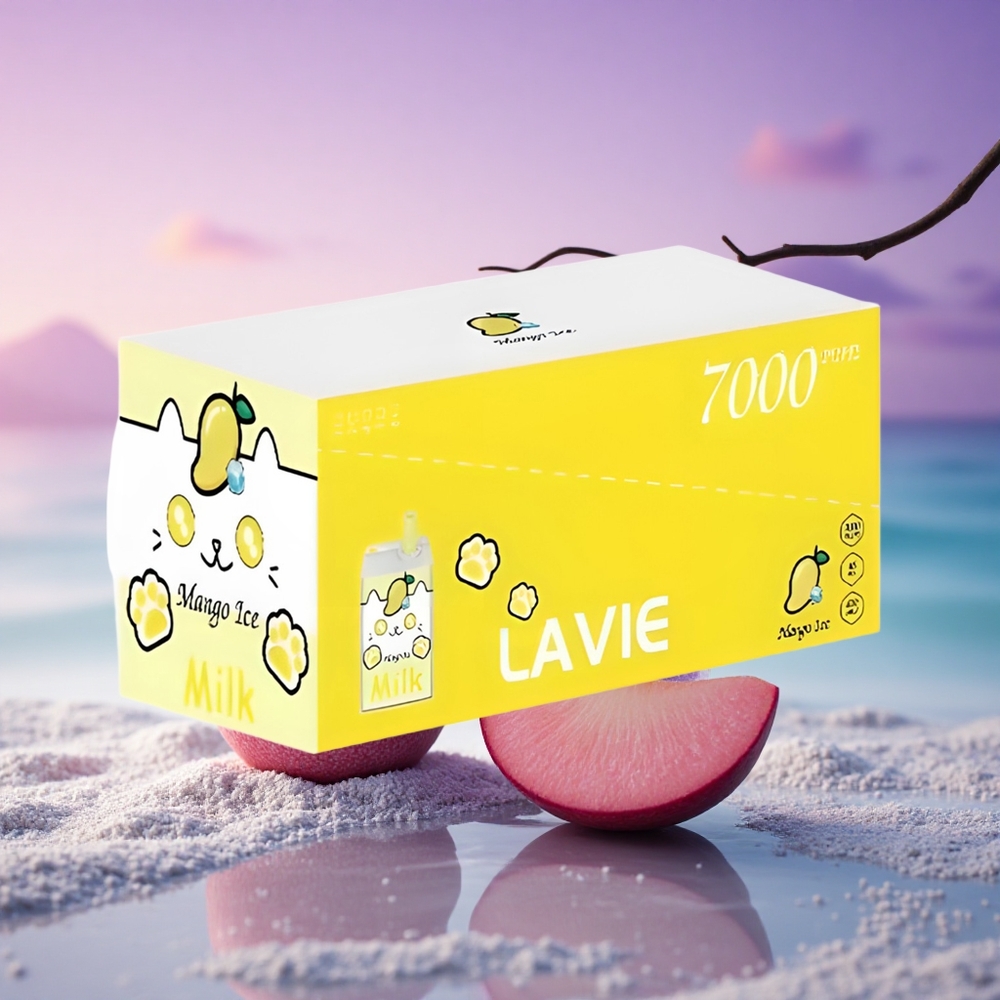 Lavie Milk 7000 Puffs Glace à la Mangue 600mAh 16ML