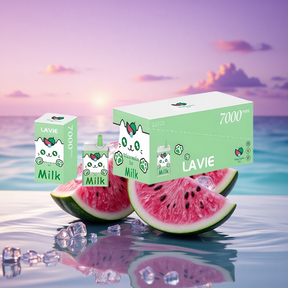 Lavie Milk 7000 Puffs Glace à la Pastèque 16ML 600mAh