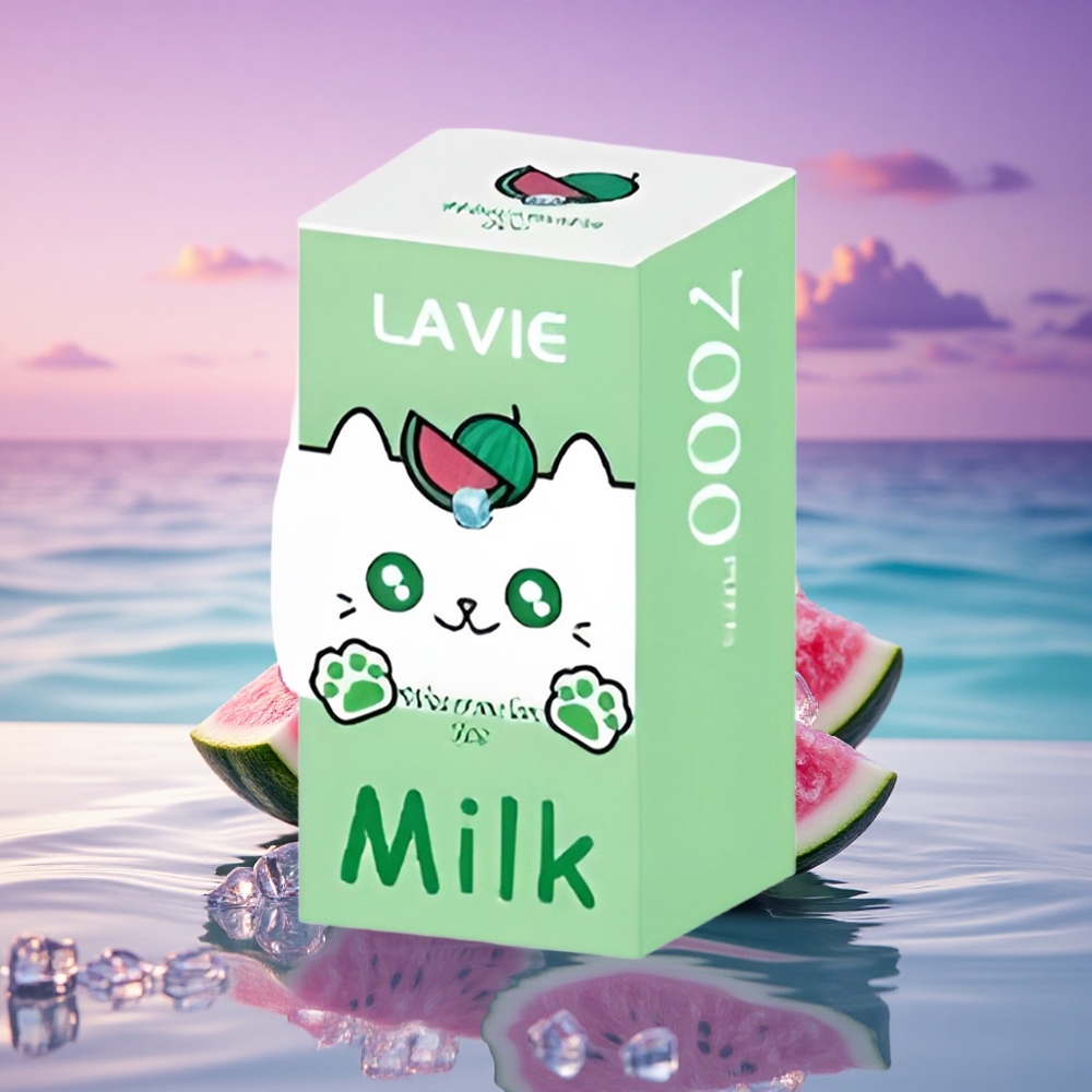 Lavie Milk 7000 Puffs Glace à la Pastèque 16ML 600mAh