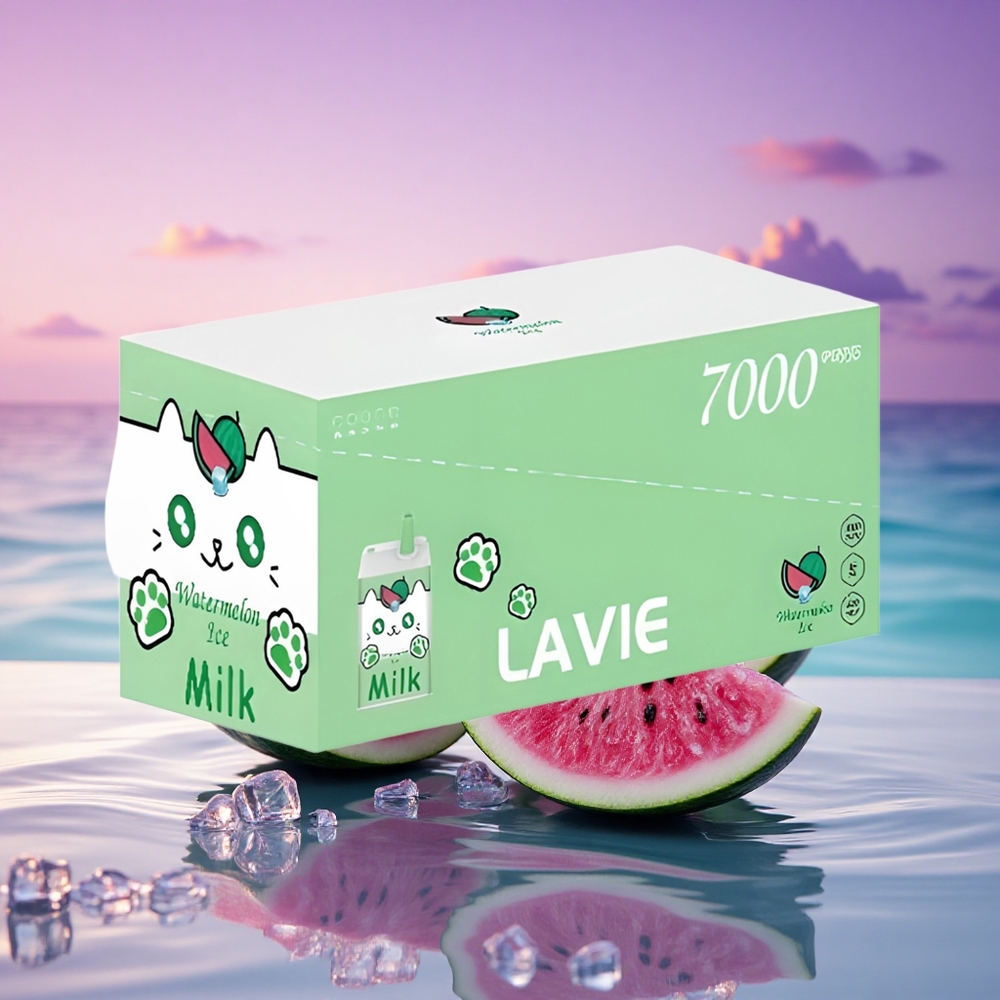 Lavie Milk 7000 Puffs Glace à la Pastèque 16ML 600mAh