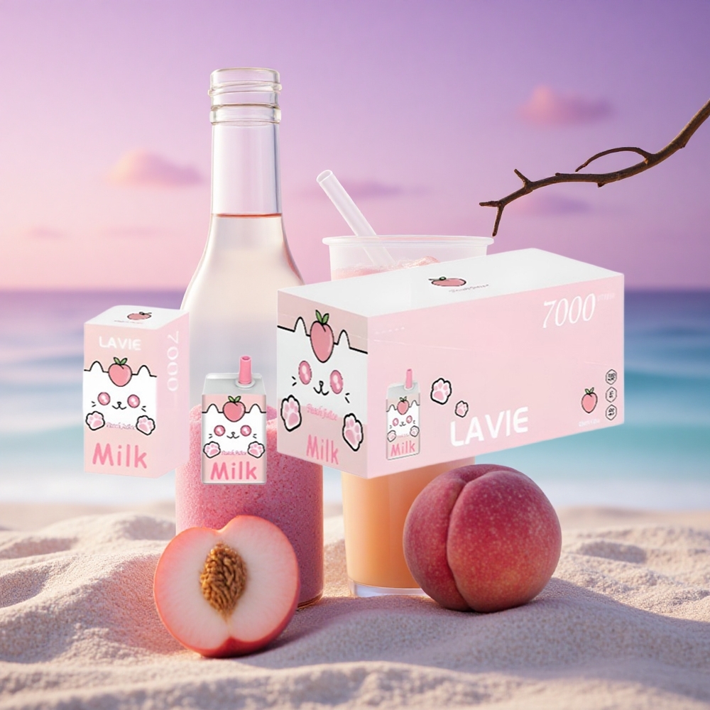 Lavie Milk 7000 Puffs Jus de Pêche 16ML 600mAh
