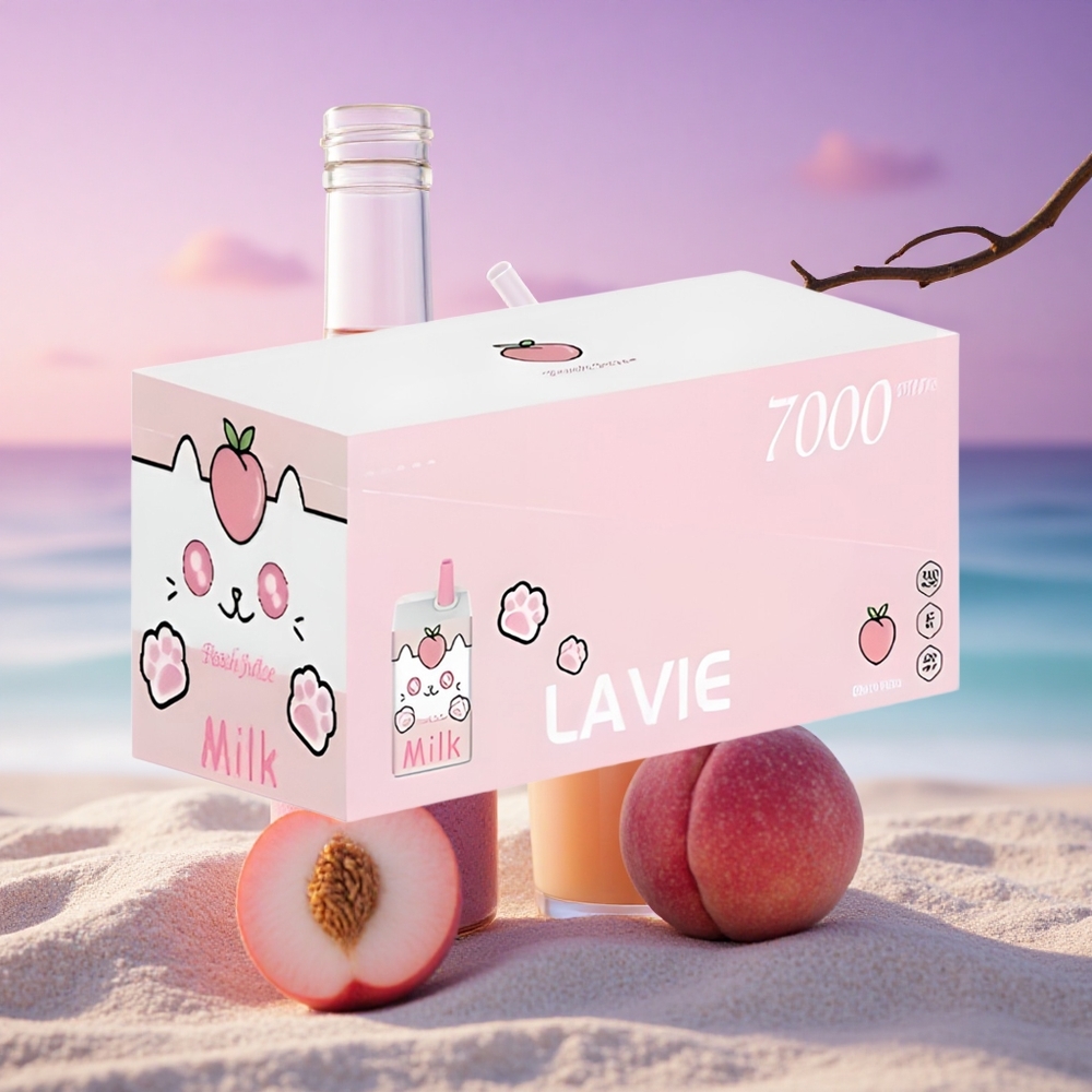 Lavie Milk 7000 Puffs Jus de Pêche 16ML 600mAh