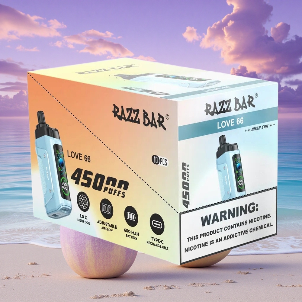 Razz Bar 45000 Puffs Amour 66 Type-C Rechargeable 20 mg/ml Nicotine