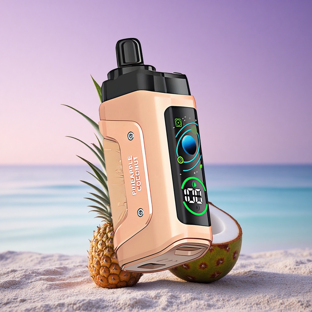 Razz Bar 45000 Puffs Ananas Noix de Coco 650 mAh 20 mg/ml Nicotine
