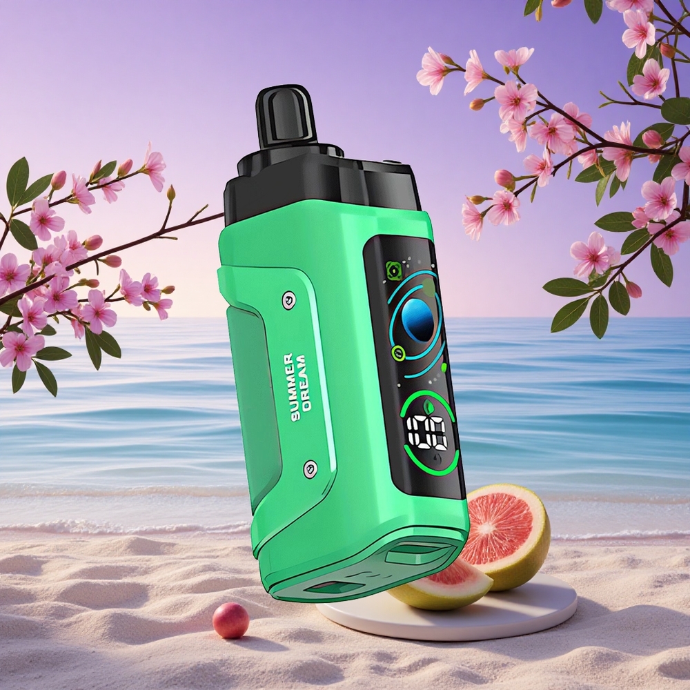 Razz Bar 45000 Puffs Rêve d'Été Type-C Rechargeable 20 mg/ml Nicotine