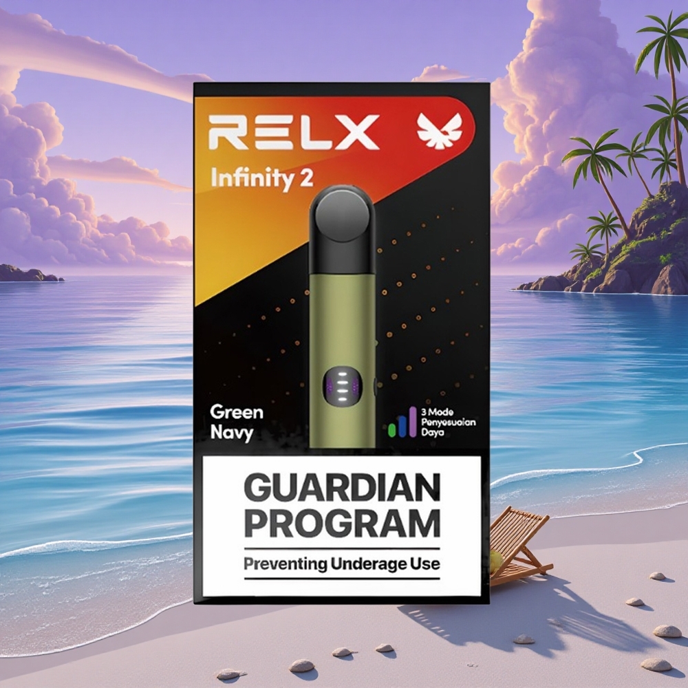 Relx Infinity 2 Vape Device Vertmarine Infinity 2 Pod 1.9ml Batterie 440mAh