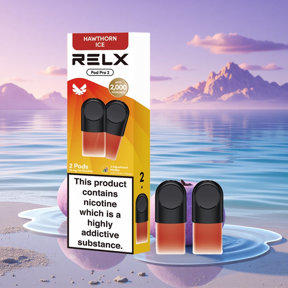 Relx Pod Pro 2 Vape Device Aubépine Glacée 18mg/ml Nicotine - 1,9ml - 3 Modes (5,5W, 6,5W, 8W)