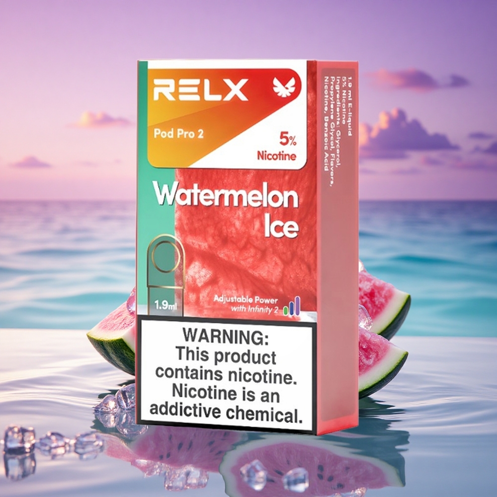 Relx Pod Pro 2 Vape Device Glace à la Pastèque 50mg/ml 1,9ml 5,5W/6,5W/8W