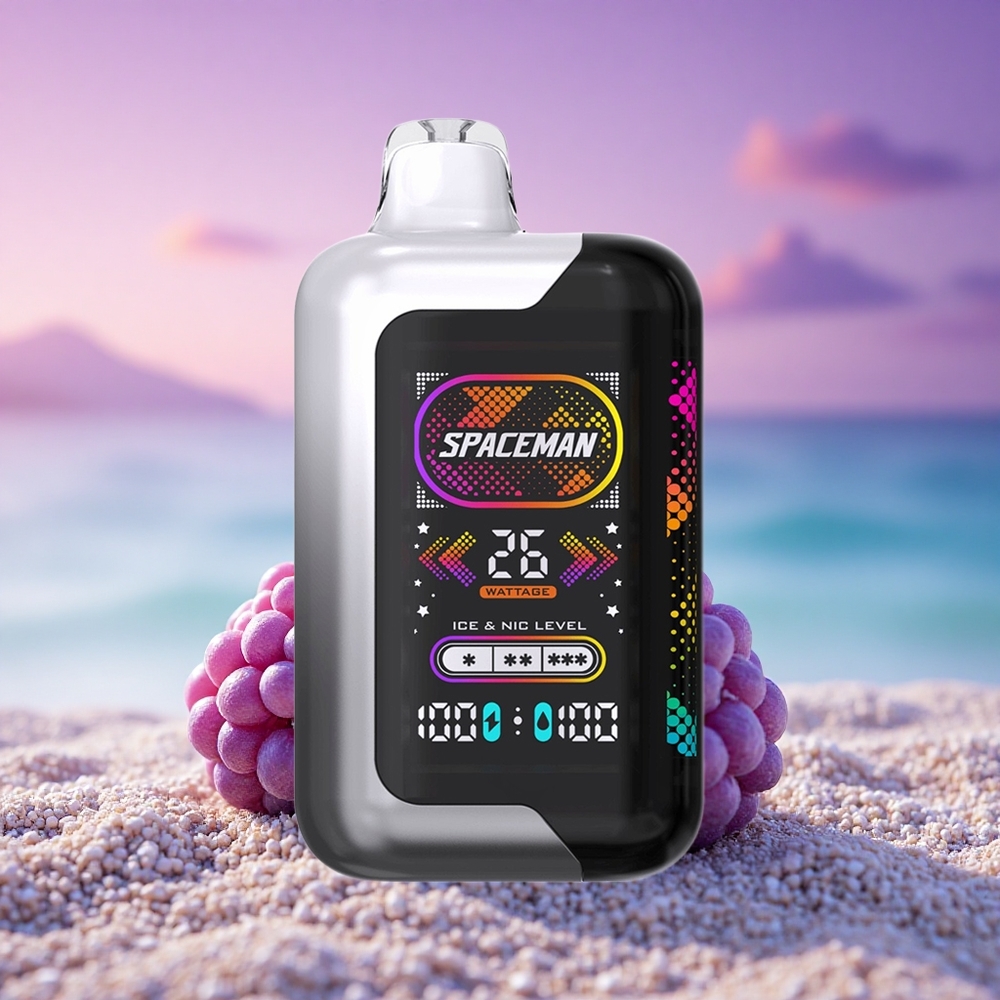 SMOK SPACEMAN SP40000 Puffs Framboise Noire 1000mAh 50mg