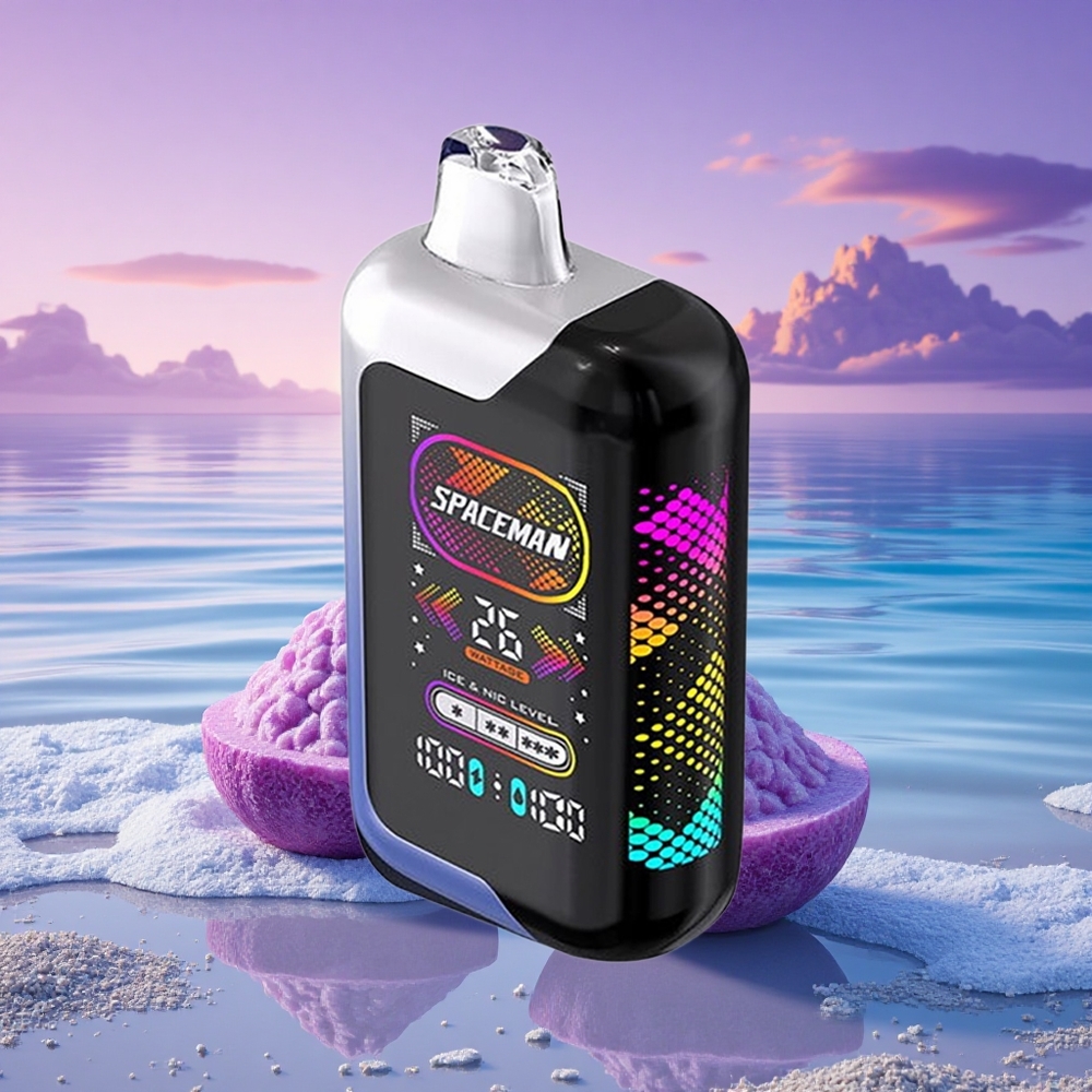 SMOK SPACEMAN SP40000 Puffs Glace Bleue Framboise 1000mAh 20ml