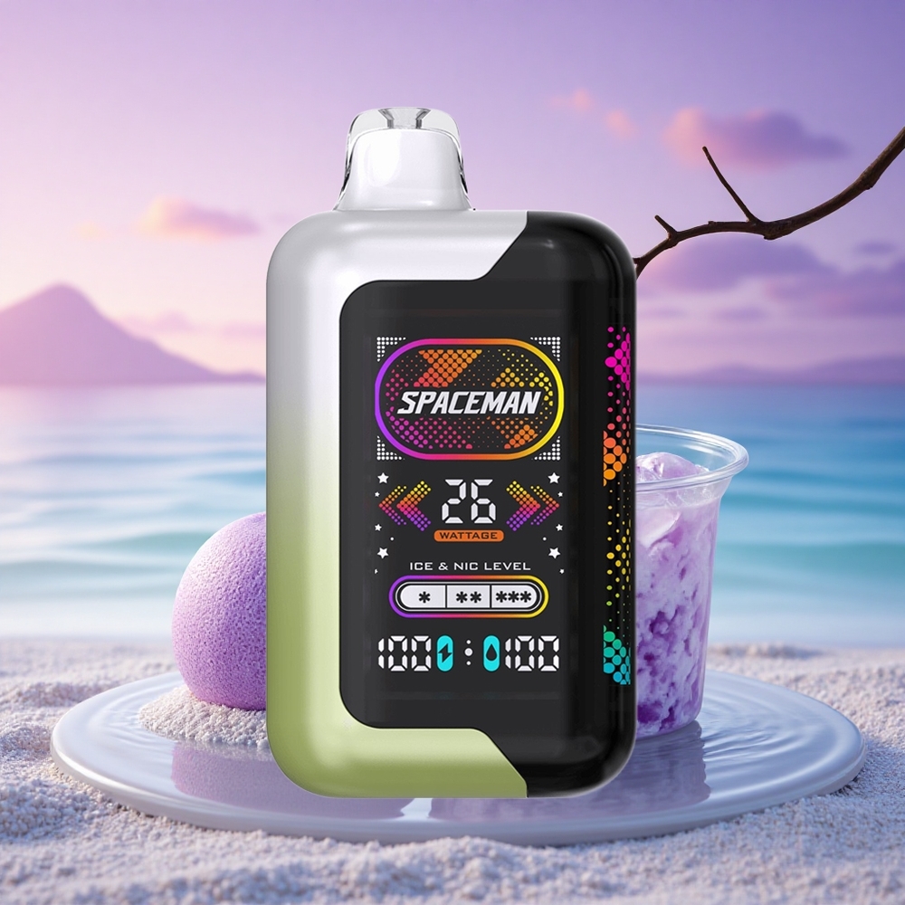 SMOK SPACEMAN SP40000 Puffs Glace au Raisin Blanc 20ml 50mg nicotine