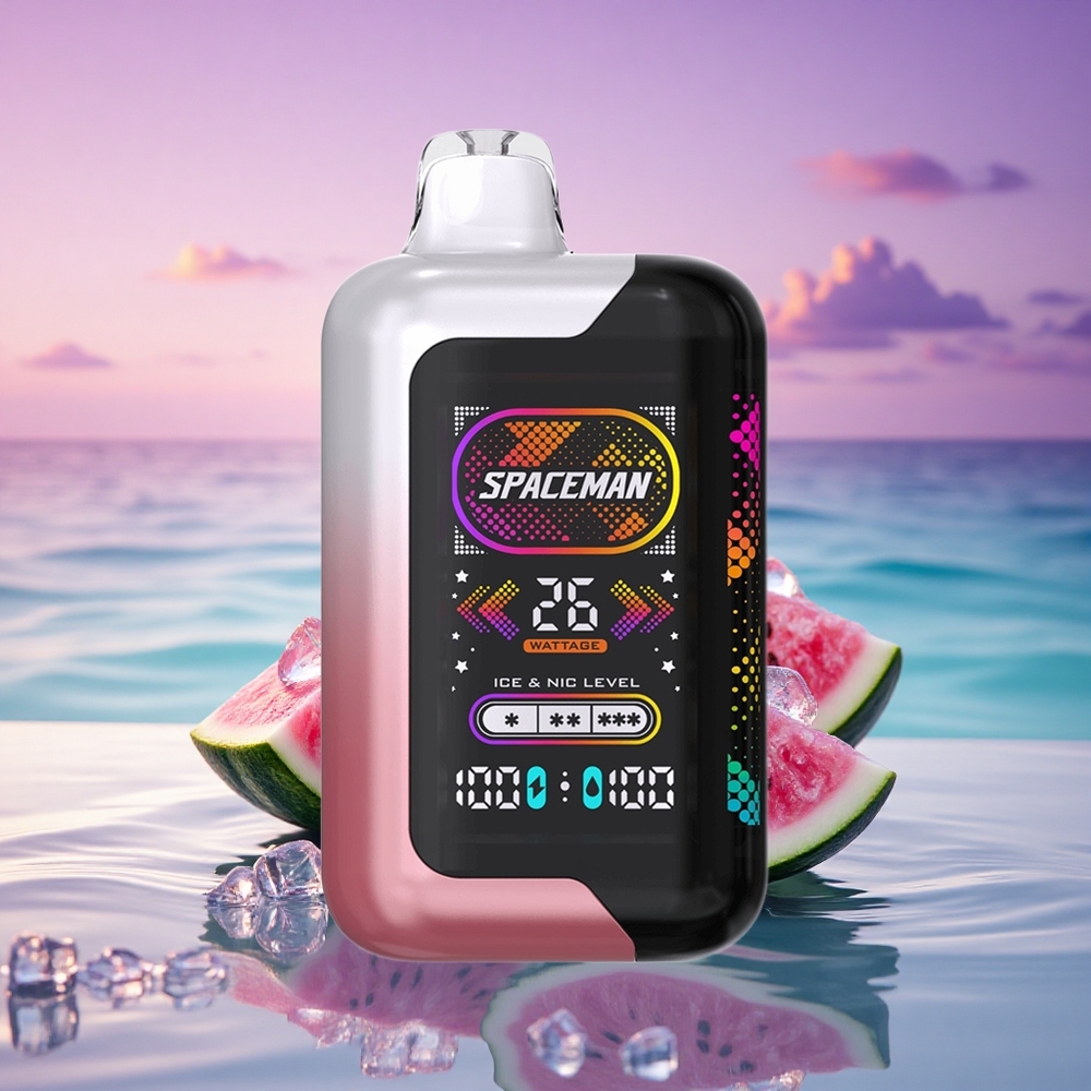 SMOK SPACEMAN SP40000 Puffs Glace à la Pastèque 1000mAh 50mg nicotine