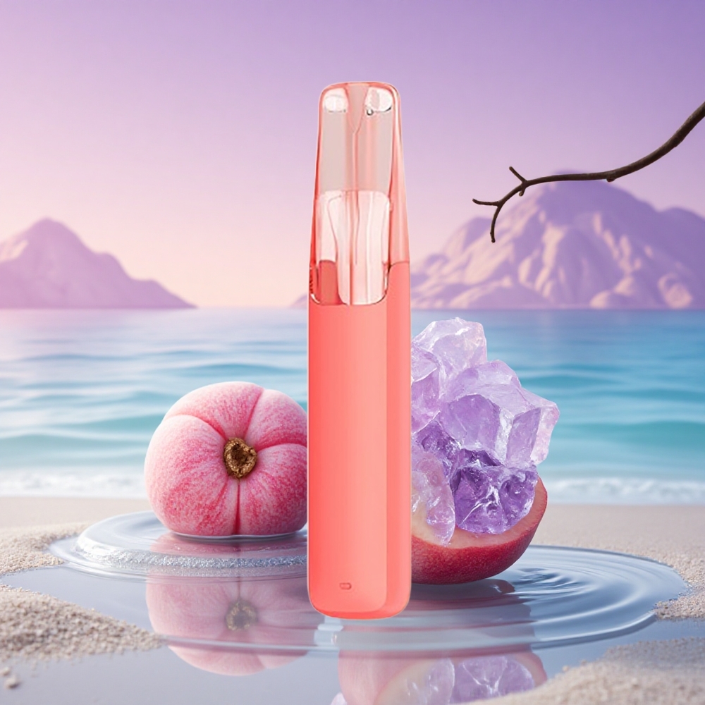 Snowplus Dash 4000 Puffs Glace à la Pêche Ceramique 530mAh