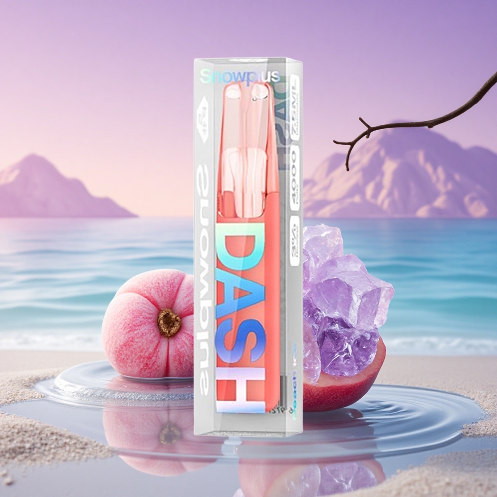 Snowplus Dash 4000 Puffs Glace à la Pêche Ceramique 530mAh
