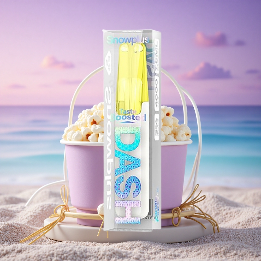 Snowplus Dash 4000 Puffs Popcorn Vanille Ceramique 530mAh