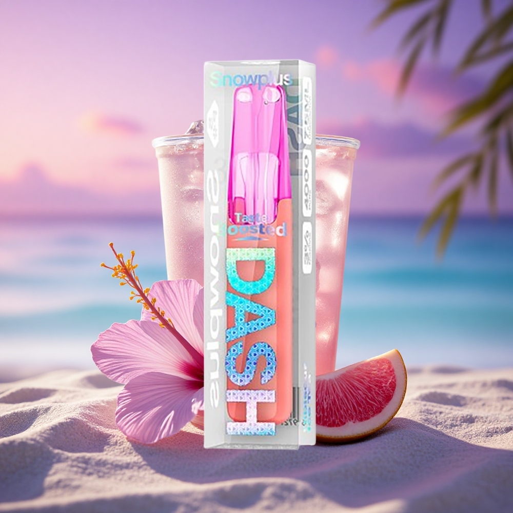 Snowplus Dash 4000 Puffs Thé Glacé à l\'Hibiscus Ceramic 530 mAh