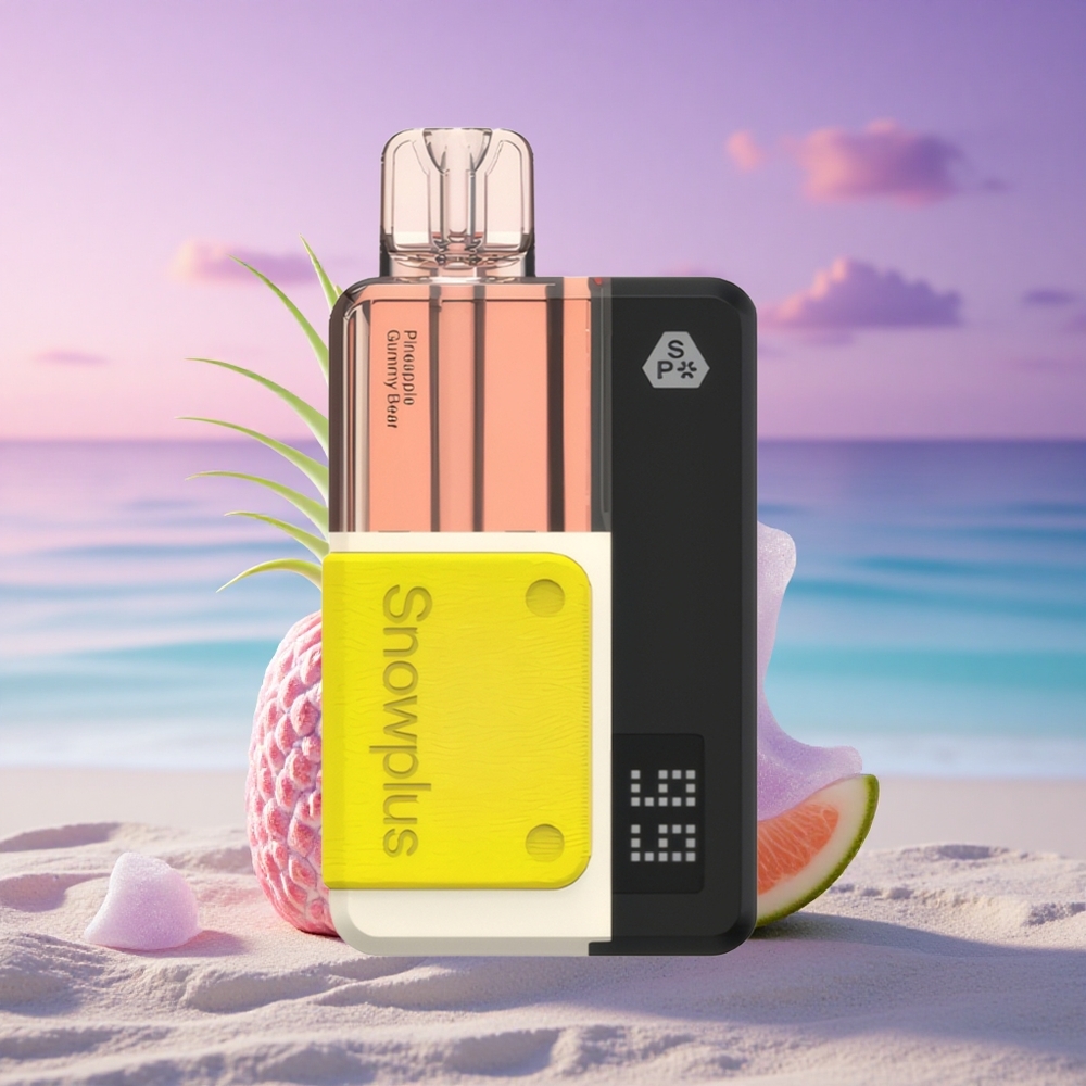 Snowplus Swift 15000 Puffs Pod Kit Ourson Gélifié Ananas avec Batterie 1000 mAh et Cartouche 2+10 ml