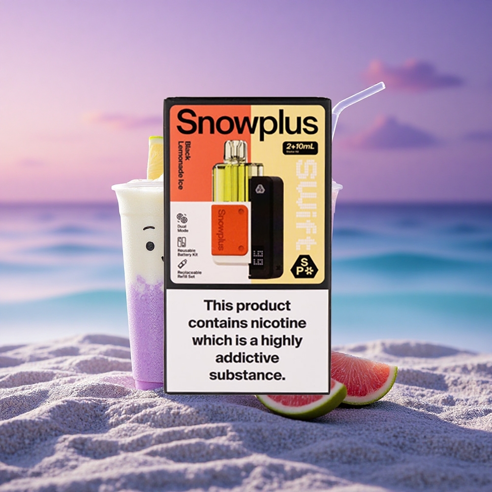 Snowplus Swift 5000 Puffs Glace Citron Noir 1000 mAh 2% Nicotine