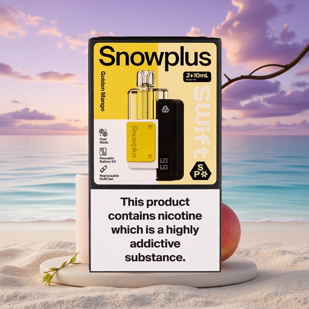 Snowplus Swift 5000 Puffs Mangue Dorée 1000 mAh Dual Mesh