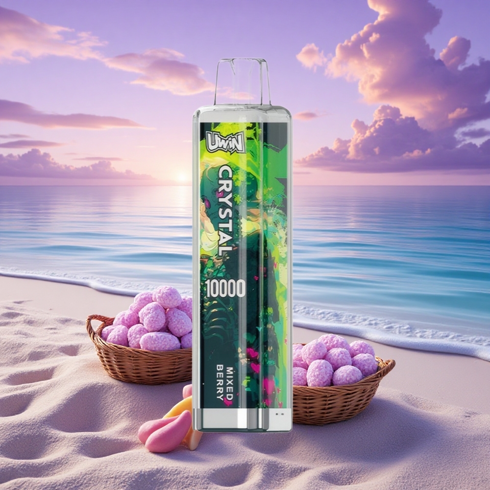 Uwin Crystal 10000 Puffs Baie Mixte 5% nicotine 650mAh RGB