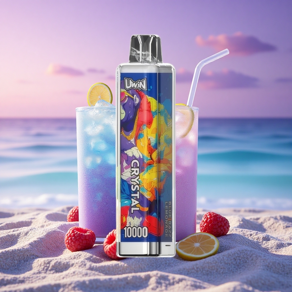 Uwin Crystal 10000 Puffs Citronnade Framboise Bleue 18ml 650mAh