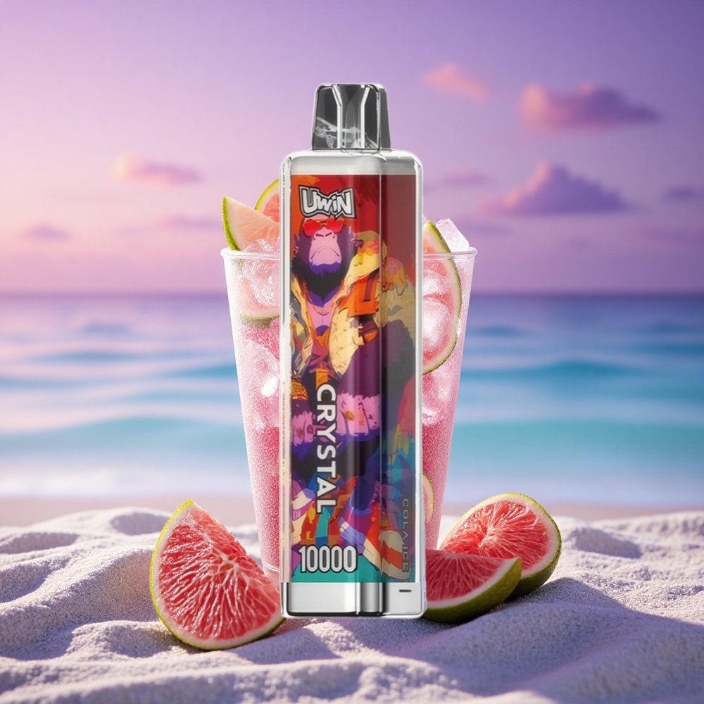 Uwin Crystal 10000 Puffs Glace Cola Lumière RGB 5% Nicotine 650mAh